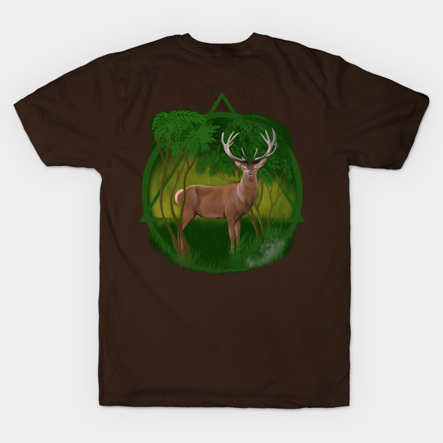 Reindeer in the forest LOGO by jetti